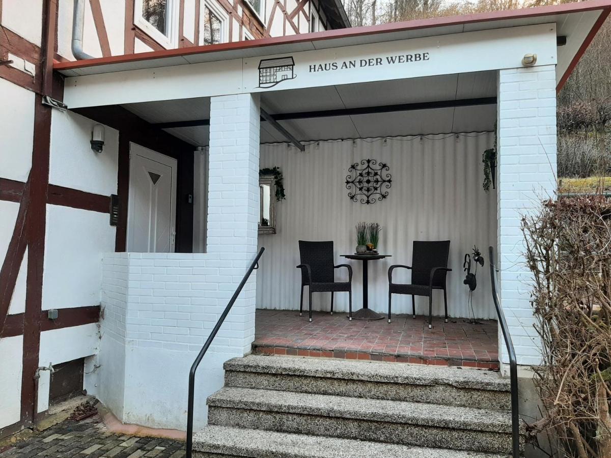 Ferienwohnung Haus An Der Werbe Waldeck  Exterior foto